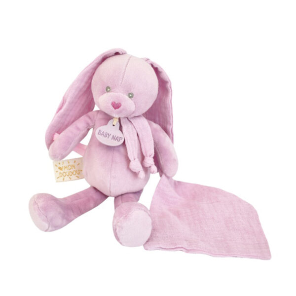 Lapin Pantin Lili Cassis avec Doudou