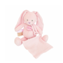 Pantin Lapin Misty Rose avec Doudou